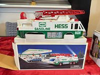 Left side view of Hess Emergency Truck on box