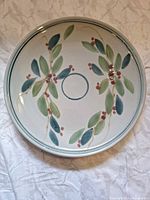 Top view showing hand-painted design and size