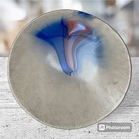 Top view showing swirl pattern and color