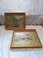 Both framed prints front view