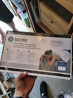 Front of BodyMed Digital Moist Heating Pad retail box