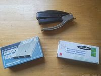 Stapler with both boxes of staples