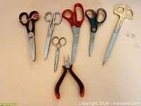 overview of six tools laid out on surface