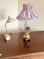 Both lamps displayed on tabletop