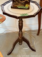 Full view of side table front