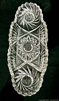 Top view showing full pattern and shape of relish tray