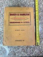 Front cover showing title, catalog number and size reference