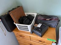 Group shot of all items on dresser