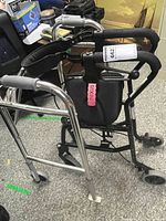 Nexus rollator and aluminum walker side by side