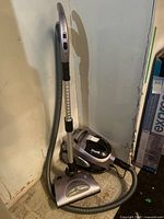 Full vacuum assembled with hose, wand, powerhead attached