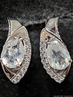 front view showing moonstones and accent stones