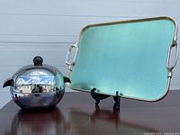 Ice bucket and tray full view