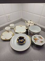 Group shot showing entire lot on countertop