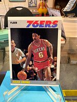 Front of 1987 Fleer Julius Erving card