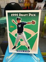 Front view of Derek Jeter 1993 Topps Draft Pick card
