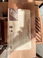 Sealed pack of Chinook cedar grilling planks showing product information card