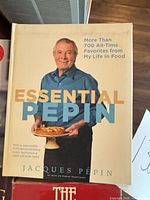 Cover of Essential Pepin hardcover cookbook