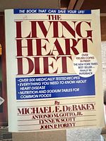 Front cover The Living Heart Diet book
