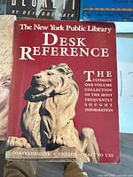 Front cover of The New York Public Library Desk Reference