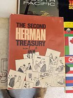 Front cover Second Herman Treasury, partial views of other paperbacks