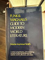 Front cover of Funk & Wagnalls Guide to Modern World Literature