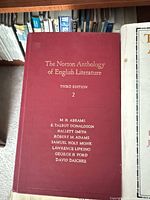 Front cover of The Norton Anthology of English Literature Volume 2