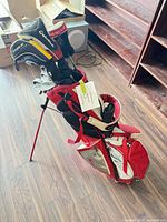 Entire set in stand bag