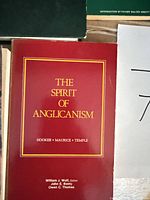 Front cover The Spirit of Anglicanism paperback