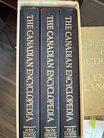 Three-volume The Canadian Encyclopedia in slipcase
