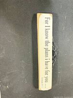 Front view of Jeremiah 29:11 wood plaque