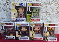 Front view showing all six boxed figures