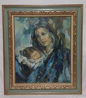 Framed painting full view