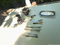 Group shot of all items on tabletop