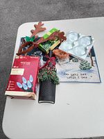 All items grouped on tabletop
