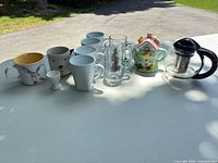 Group shot of all items on table