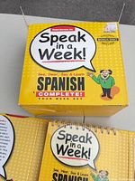 Front of boxed set showing title and branding
