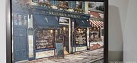 front close view of print showing Victoria Gallery storefront detail