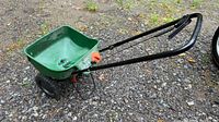 Full view of Scotts Turf Builder spreader left side