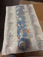 Full view of pillowcase laid flat showing overall print layout