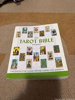 Front cover showing title, author and card images
