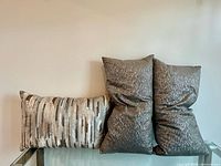 All three cushions standing together