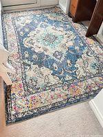 Full view of Safavieh Monaco rug showing overall pattern and colors