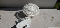 Top view showing Genesis logo on 6-inch fan grille