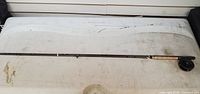 Full view of rod with reel attached