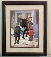 Full view of framed Shirley Deaville print