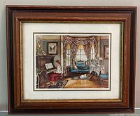 Front view of framed Trisha Romance print