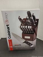 Box showing Cuisinart Elite Pro 14-piece set