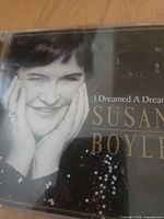 Front cover of Susan Boyle CD in jewel case