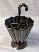 Front view showing umbrella shape and base