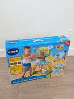 Front view of sealed VTech Count & Win Sports Center box